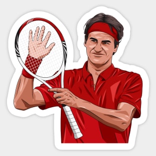 Roger Federer Sticker